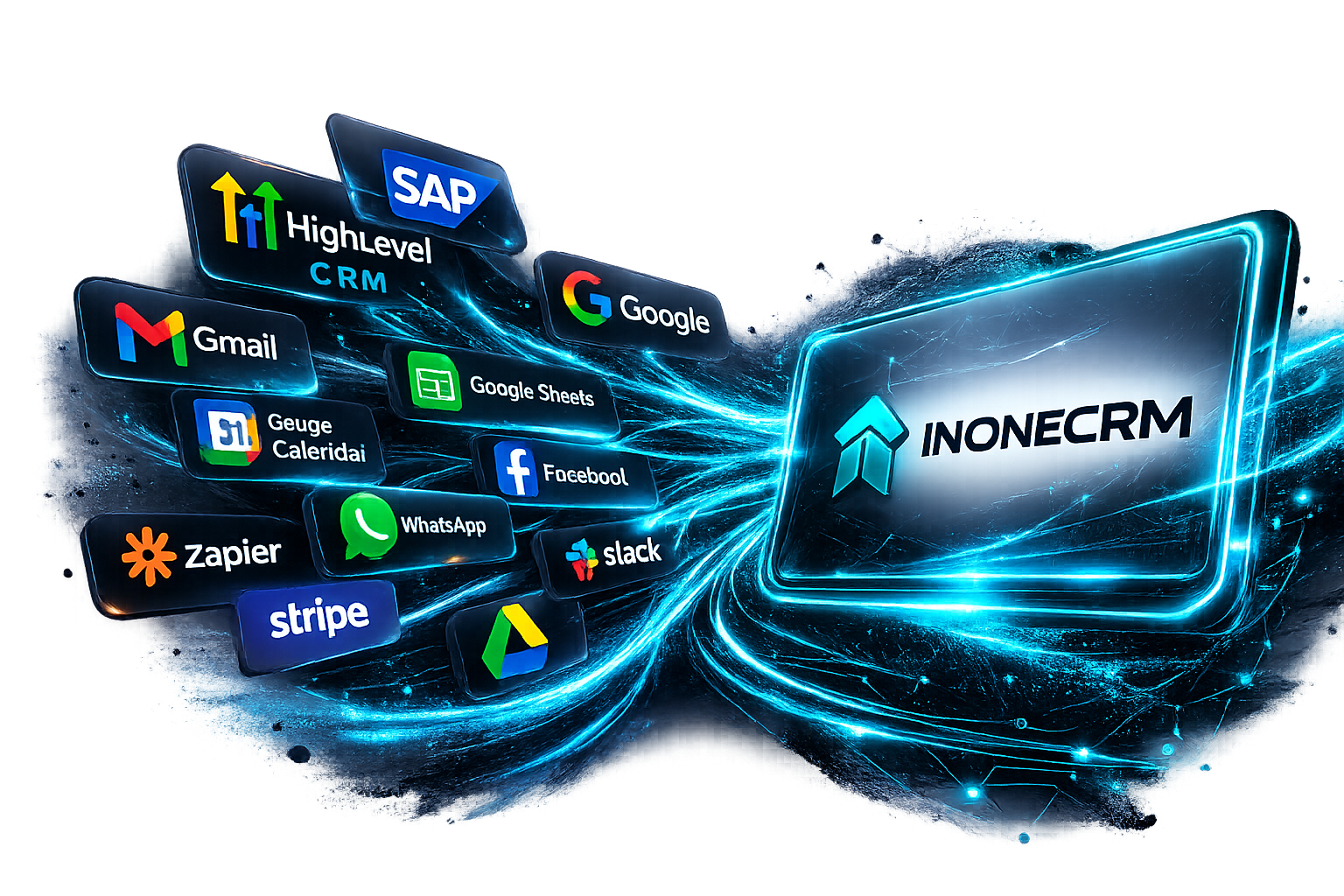 INONECRM dashboard preview